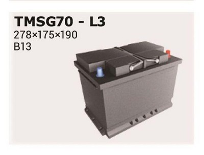 IPSA Starterbatterie Stop&Go EFB für Fahrzeuge mit Start-Stopp-Funktion TMSG70