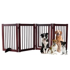 Dog Gate Indoor, Pet Gates for Doorways No Drilling, Freestanding Dog Gates, ...