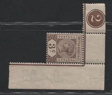 1891-95 British Honduras 3c MNH w Margins Stamp from Extensive Collection Lot 92