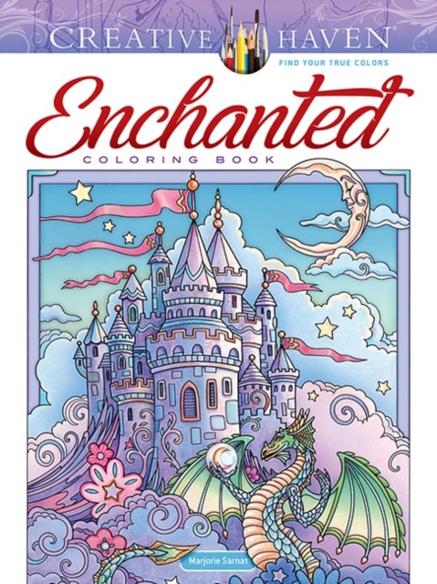 Creative Haven Enchanted Coloring Book by Marjorie Sarnat (Paperback Book)
