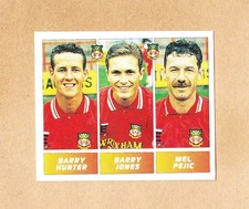 Panini - Football League 96 - Hunter / Jones / Pejic - Wrexham - # 433