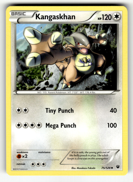 Kangaskhan 75/124 Normal Uncommon XY - Fates Collide LP