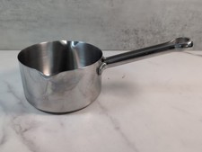 Revere Ware Pro Line Copper Core Stainless 1/2 Qt Double Spout Saucepan Pot 6744