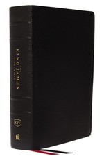 KJV, The King James Study Bible, Genuine Leather, Black by Thomas Nelson