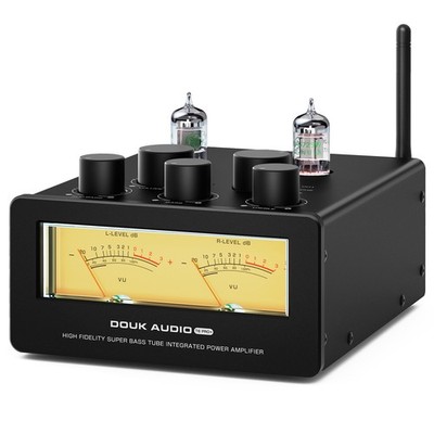 T6PRO Tube Amplifier HIFI TPA3255 Bluetooth 5.1 Stereo Audio Amp 300W w/VU Meter