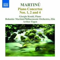 Klavierkonzerte Nr.1,2,4 | Bohuslav Martinu | Audio-Cd | Cd | 2010 | Naxos