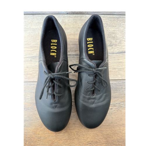 BLOCH Black Lace-Up Tap Dance Shoes Unisex Adult MPN S0651L