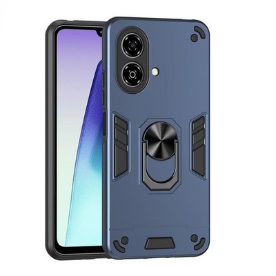 Hülle Handyhülle mit stoßfestem Metallring für ZTE Blade A35e 4G