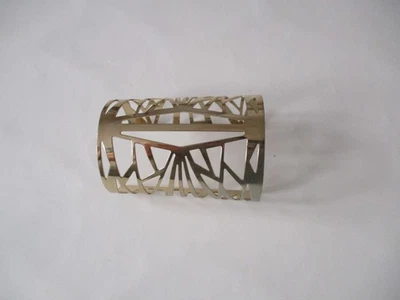 Bracelet manchette femme doré en métal - Photo 1/4