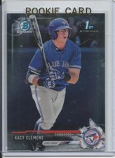 2017 Bowman Chrome Draft Kacy Clemens Rookie Card RC Mint #BDC-101 (Blue Jays)