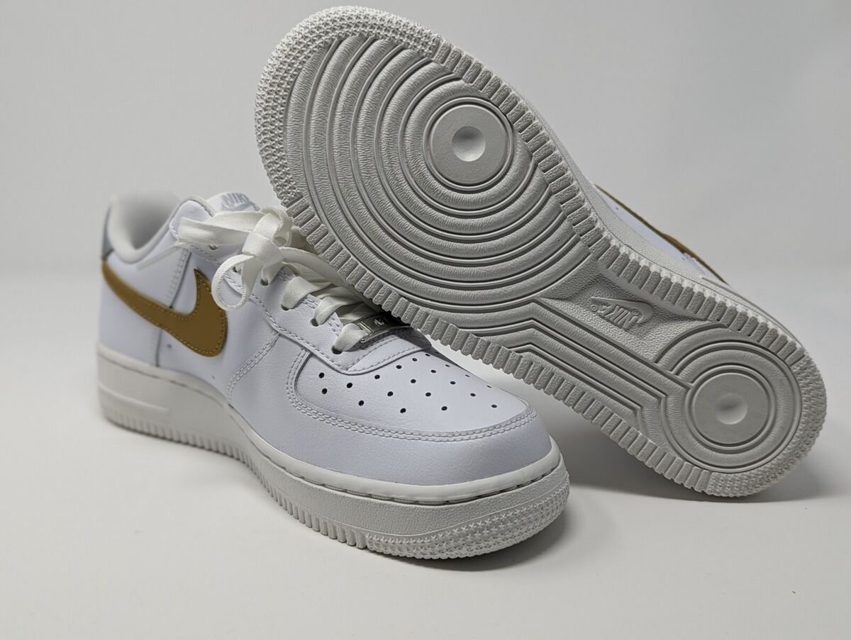 Nike Air Force 1 '07 White Metallic Gold DD8959-106 Women's Nike Air Force 1 '07 White Metallic Gold DD8959-106 Women's