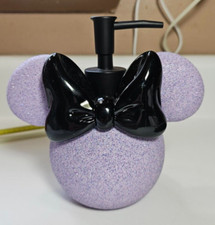 Disney Purple Glitter Minnie Mouse Soap Dispenser Lotion Pump