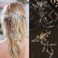 Luxury Rhinestone Crystal Hair Comb Headband Wedding Hair Accessories Tiara Hair