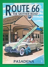 Found PHOTO of Old Route 66 Standard Oil Chevron Gas Station in Pasadena Calif