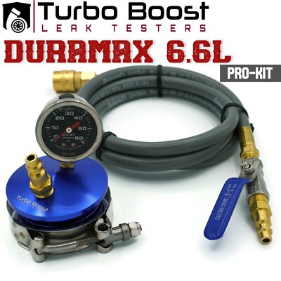 DURAMAX 6.6L Turbo Boost Leak Tester - Base, Pro-Kit, Shop Pro-Kit - 30PSI 60PSI