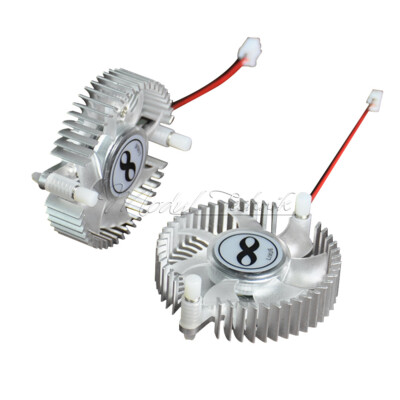 DC5V/12V Aluminum Heatsink Fan Cooling Fan Computer Case Cooler XH2.0 4300RPM