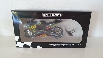 Minichamps 1/12 - Zarco 2017 - Figurine Et Moto De Collection (Neuf)