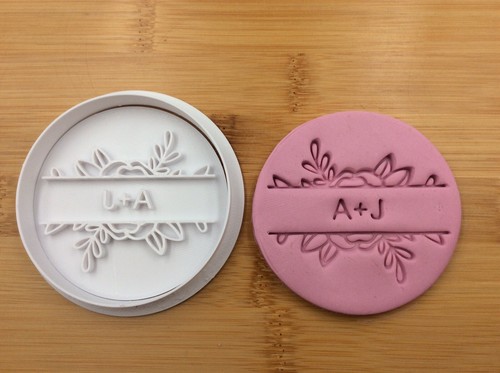 Baby Shower Customised Name Fondant Stamp Embosser, Fits M&S Biscuits