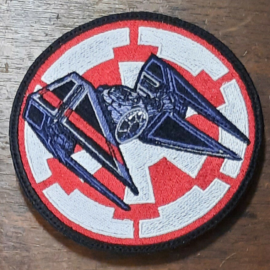 Star Wars Imperial Force Cosplay embroidered patch with velcro Airsoft