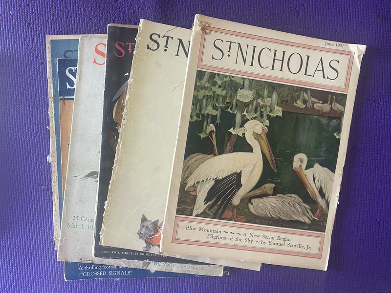 Lot of (6) St’Nicholas Magazines 1929-1932