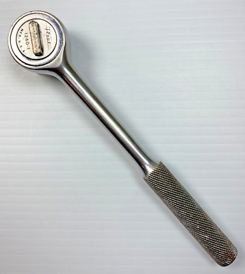 Vintage FLEET TOOLS (PROTO) 1260-1 Reversible Ratchet 3/8'' Drive USA Tool