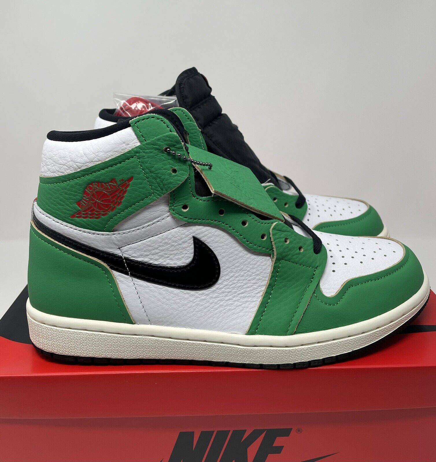 Size 9.5 - Jordan 1 Retro High OG Lucky Green for sale online | eBay