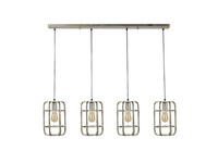 HäNgelampe HäNgeleuchte Industrial Design Albra II Metall 4 Schirme E27 Fassung