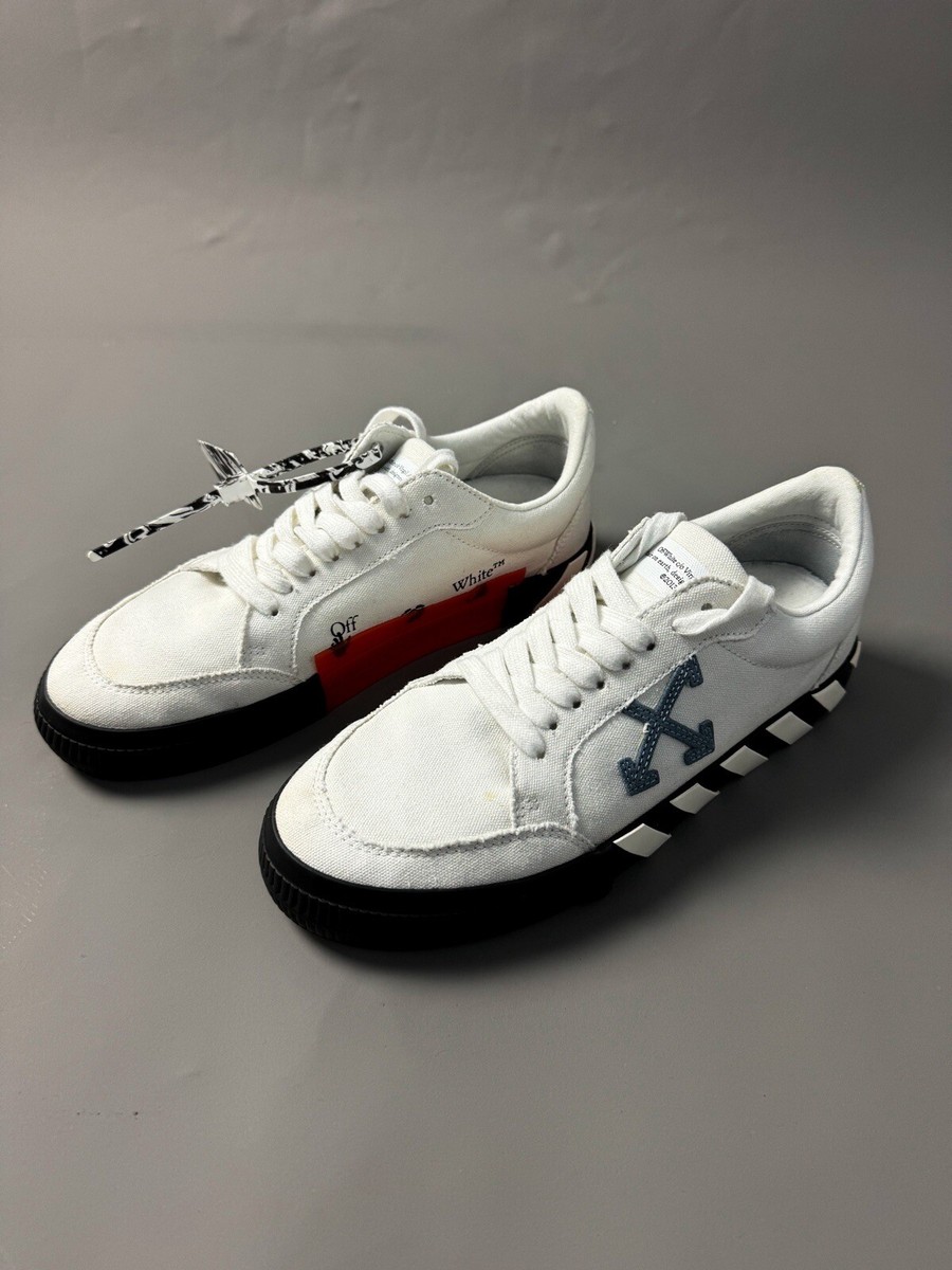 Low Vulcanized Sneakers Off White Vulcanized Grey Off White New