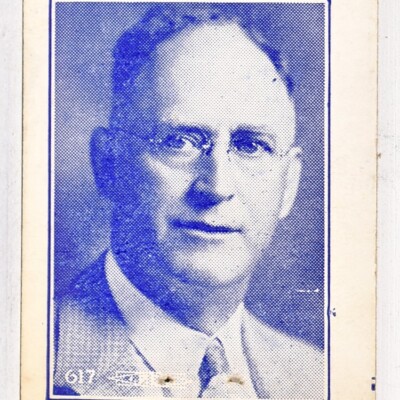 1950s Wm F William Voss Scott County Auditor Davenport Iowa Republican Party