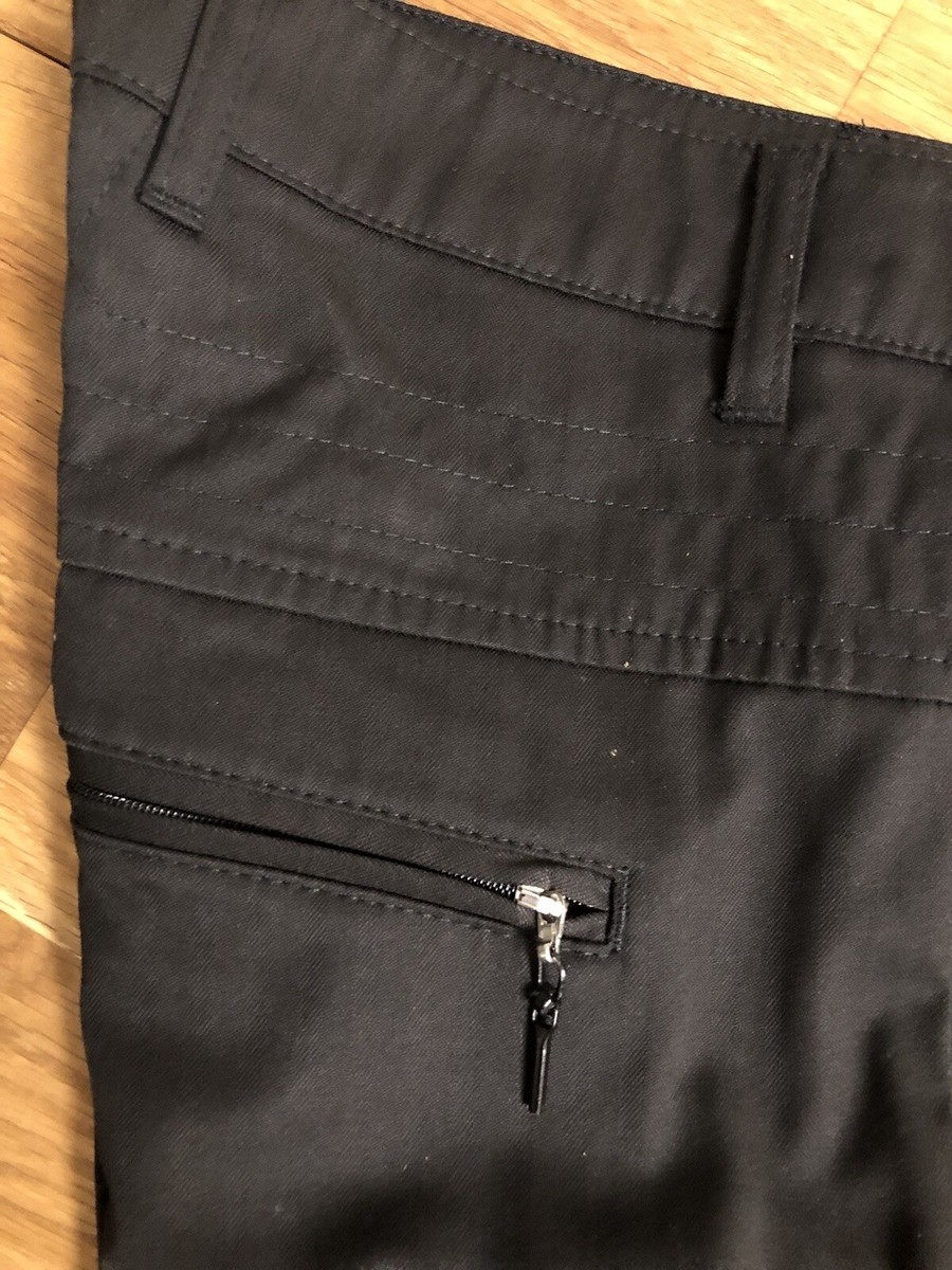 Pantalon Diesel Femme Noir Taille 26/36 - Style évasé, Neuf Sans étiquettes