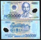 Vietnam 20000 DONG P-120 2007 H C M Polymer UNC Vietnamese Currency UNC NOTE