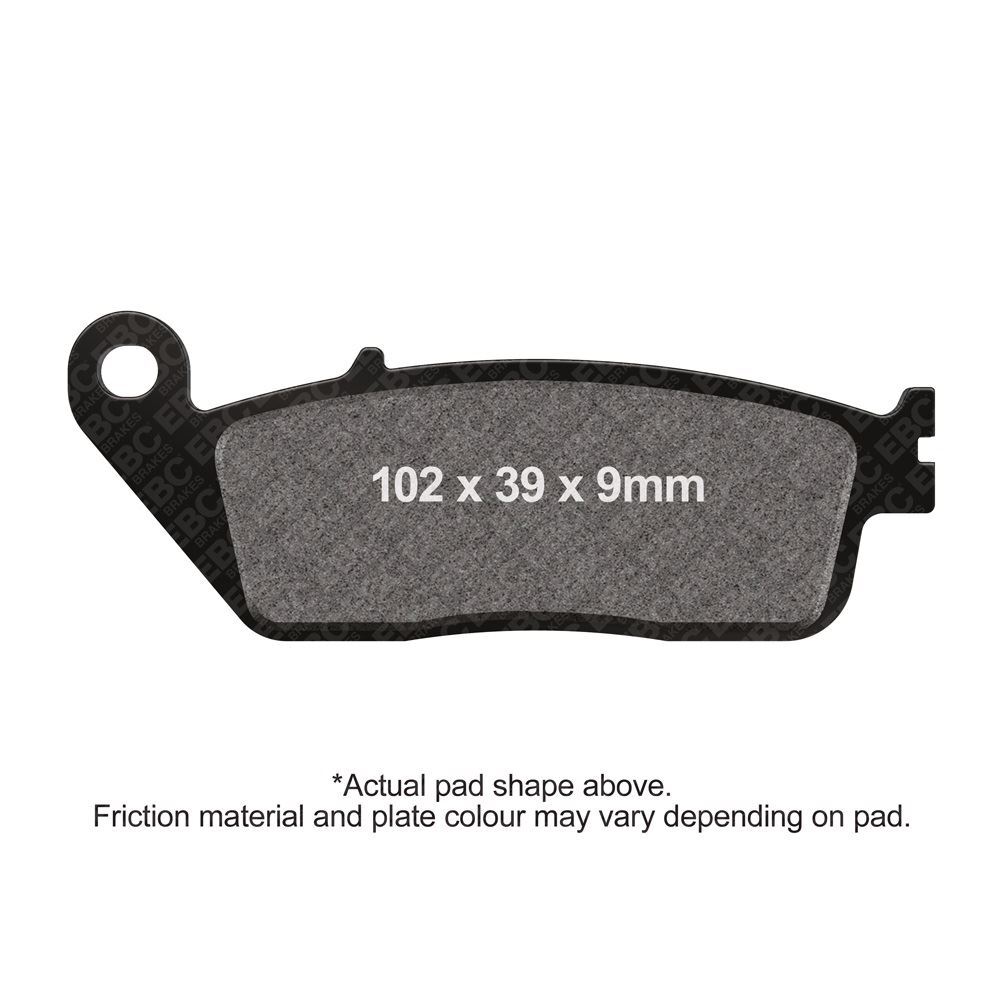 EBC Motorcycle Brake Pads DMX Black Front Left Honda CB 650 F 2014 - 2016
