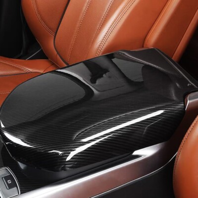 Car Center Armrest Storage Box Cover Trim For 14-17 Land Rover Range Rover Sport