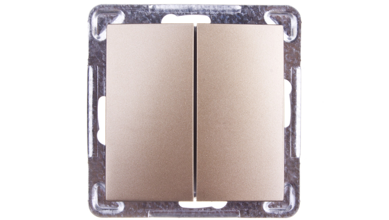 IMPRESJA Gold metallic candlestick connector ŁP-2Y/m/28 /T2UK
