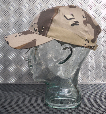 Baseballmütze/Kappe 100 % Baumwolle American Desert Storm Choc Chip Tri - BRANDNEU