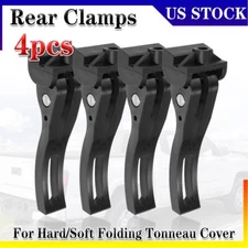 4pcs Universal Replacement Parts for Hard Tri-Fold Tonneau Cover Rear Clamp US