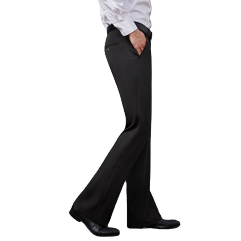 Men Bell Bottom Flared Pants 60s 70s Retro Stretch Bootcut