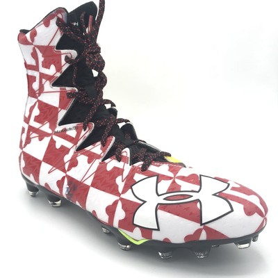 MC LE MD Maryland Football Cleats Size 