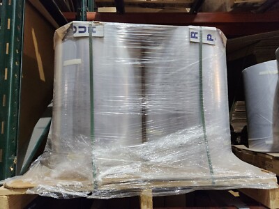 PETG Plastic Rolls Sheeting .02'' Thick 1350 Linear Feet 24'' Wide $600 per roll