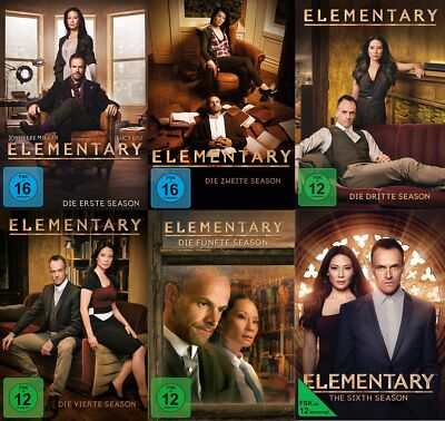 Elementary - Season/Staffel 1+2+3+4+5+6 # 36-DVD-SET-NEU
