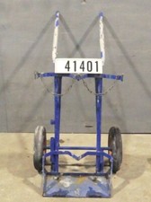 Flaschenwagen Flaschenkarre f&uuml;r 2 Flaschen f&uuml;r Autogen Schwei&szlig;ger&auml;t 41401