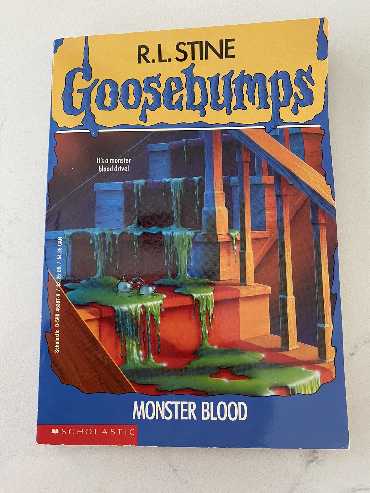 Goosebumps Original 1990s #3 Monster Blood R.L. Stine VG Cond, 1st Edition