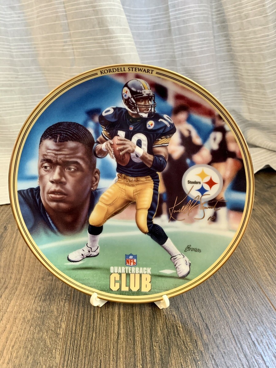 Kordell Stewart Quarterback Club NFL Bradford Exchange Plate 1998