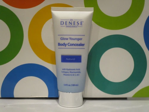 DR. DENESE ~ GLOW YOUNGER BODY CONCEALER ~ NATURAL ~ 3.4 OZ