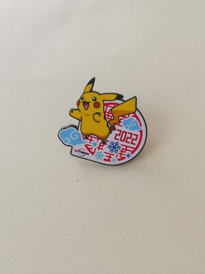 2022 Beijing Olympic JAPAN Media TV Tokyo Pokemon Pikachu PIN