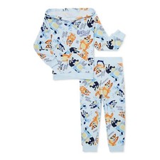 Disney BLUEY Boys Hoodie Pants Toddler Set Outfit Girl 3T 4T 5T Sweatshirt Shirt