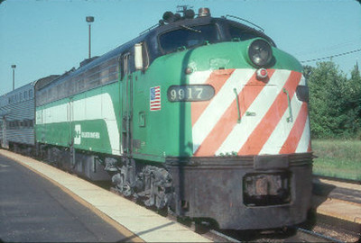  BN 9917 E-9A (BURLINGTON NORTHERN - METRA) --- Original Dia T3-8