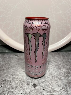 Monster Energy Drink Monster Ultra Strawberry Dreams voll Rar Sammler USA