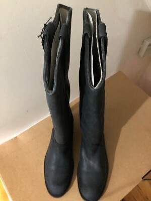 Bottines Bronx Ta Lou La En Cuir Noir - Taille 41 EU (8 US) Pour Femme, Style Bootie Avec Mollet Medium