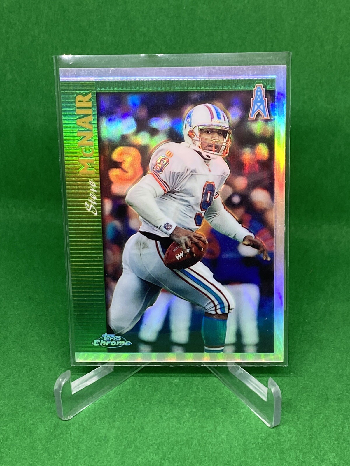Steve McNair 1997 Topps Chrome #101 refractor Tennessee Titans RARE